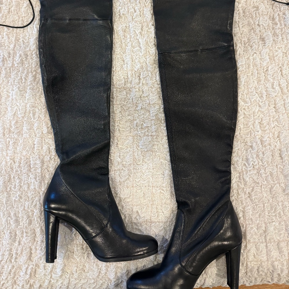 Stuart Weitzman Over Knee Leather Boot